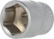 BRILLIANT TOOLS BT021814 3/8 Sechskant-Stecknuss, 20 mm [Powered by KS TOOLS]