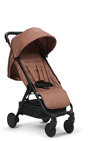 Elodie Details Mondo Stoller® Buggy von Geburt bis 4 Jahre (22 kg) - Liegeposition, Einhand-Faltung und -Steuerung, Leichter Kinderwagen in Kabinengröße - Burned Clay