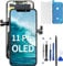 ZOETEC MP+ Screen Replacement for iPhone 11 Pro 5.8 inch (Model A2160, A2217, A2215) OLED and Touch Panel Assembly Part with Touch Screen Complete Repair Kit Waterproof Adhesive (Hard OLED)