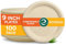 ECO SOUL Compostable Paper Plates (23Cm) 9 Inch [100-Pack] Heavy Duty Disposable Sugarcane Bagasse Round Plates | Eco Friendly Biodegradable Microwave Safe Party