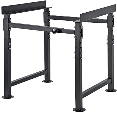 Neorexon Verstellbarer Bienenstockständer aus Metall, stabiler Bienenstockständer, verstellbare Höhe 38,1 cm – 48,3 cm, verstellbare Breite 36,8 cm – 62,2 cm, einfach zu montierender Bienenständer für