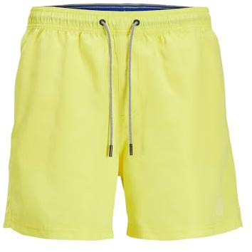 JACK & JONES Herren JPSTFIJI JJSWIM SOLID LY SN Shorts 12225961,Blazing Yellow/Detail:solid,M