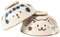 Mino ware Japanese Pottery Pair Rice Bowl Cats & Rabbit made in Japan (Japan Import) STC001