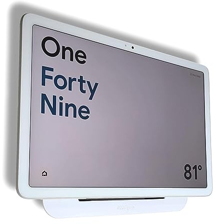Simple Internal Wall Mount for Mount Genie Google Pixel Tablets: The Perfect Smart Home Command Center | Easy Upgrade from Google/Nest Hub | PoE Option Available | Designed in USA