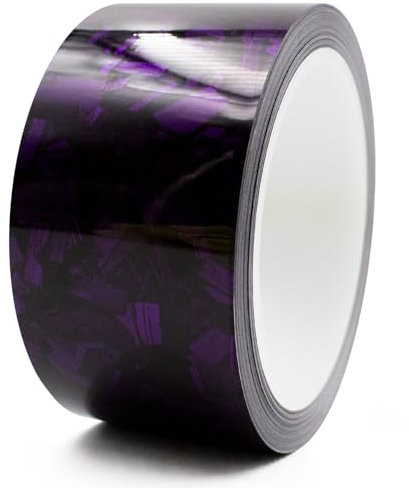 Finest Folia 8,5 Meter Forged Carbon Zierstreifen Auto LKW Motorrad Boot Modellbau Basteln DIY Deko Dekorstreifen Klebestreifen selbstklebend wetterfest (Lila Glanz Forged Carbon, 30mm)
