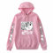 Sweat à capuche unisexe avec imprimé dessin animé « Anime The Seven Deadly Sins » - Cadeau de cosplay pour les fans de manga Meliodas, rose-2, XS