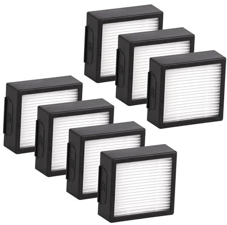 (7 Pezzi) Combo j7/ j9+ Filtro ad Alta Efficienza Compatibile con iRobot Roomba Combo j7/ Combo j7+/ Combo j9+/ Combo 10 Max Filtri per Spazzatrici Robot Parti di Ricambio per Filtri per Aspirapolvere
