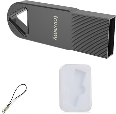 lcwamy Lot de 10 clés USB pivotantes de 128 Mo - 128 Mo - Lot de 10 mini clés USB en vrac de 128 Mo - Lot de 10 clés USB en métal