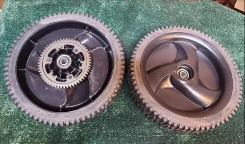 2 PACK 11” REAR DRIVE WHEELS MOWERS 501067001 588251401,Replacement for HUSQVARNA OEM