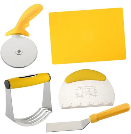 MAGICLULU Cortador De Masa Medidas Juego De Herramientas Para Hornear Polvo Báscula