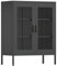 Armadietto Metallico 0.7mm per Garage/Casa, 101.5x80x40 cm,2 Ripiani Regolabili, Chiusura Magnetica Senza Chiave, 4 Colori Resistenti ai Graffi (Nero/Bianco/Giallo/Arancione)