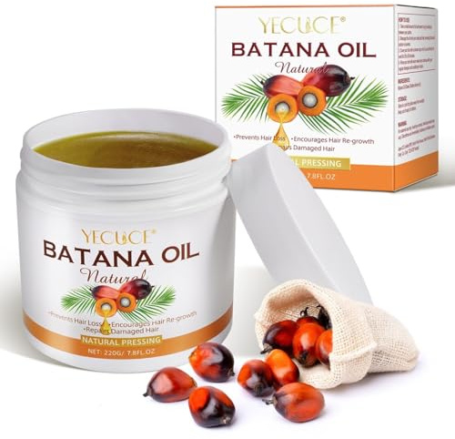 P- Beauty - Batana Öl 1x220g - 100% natürliches Haaröl für intensive Feuchtigkeit & Reparatur - fördert Haarwachstum, reduziert Spliss & stärkt Haarwurzeln für gesundes, glänzendes Haar - Haarpflege