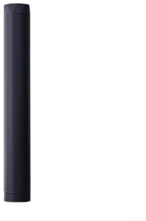 ZiStarlilife Tuyau de cheminée robuste en acier inoxydable avec extrémités effilées et évasées pour poêle à bois, résistant aux hautes températures (125 mm)