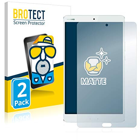 BROTECT Entspiegelungs-Schutzfolie für Huawei MediaPad M3 8.4 (2 Stück) Matte Displayschutz-Folie, Anti-Reflex, Anti-Fingerprint