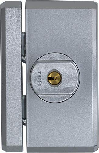 ABUS Fenster-Zusatzsicherung FTS96A - Fensterschloss mit intuitivem Schließmechanismus und Alarm, gleichschließend - ABUS-Sicherheitslevel 10-78551 - Silber, gleichschließend: AL0125