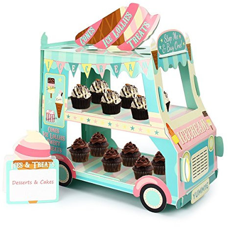 Kitchnexus Wagendesign Kuchenständer Pappe Cupcake Gebäck Dessert Muffinständer Für Geburtstag Hochzeit Party
