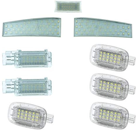 LED Innenraumbeleuchtung Set Module inkl. Werkzeugset (1Vo_1Hi_1HF_2Sp_1Ko_2Fu_2Tu)