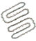 2 catene per motosega da 25 cm; 1,3 mm; 3/8; 40 TG adatte per motosega Atika BKSH 30 / Black & Decker PS 7525.