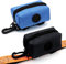 SLSON 2 Stück Hundekotbeutel,Pet Waste Rubbish Poop Bag Halter für Leine,Universal Dog Bag Poop Dispenser mit Reißverschluss (Schwarz und Blau)