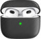 AhaStyle AirPods 3 Case, Soft Silicone Protective Covers, Anti-Scratch Full Body Shockproof Case for Apple AirPods 3rd Generation 2021 (Black, Texture)