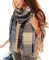 Tuopuda Damen Schal Kariert Pashmina XXL Stolen übergroßer Herbstschal Winterschal Karo Tartan Schultertuch Plaid Deckenschal Modeschal Weicher Warmer Oversized Fransen Poncho, T, Einheitsgröße