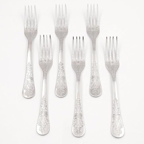6 tenedores de mesa antiguos