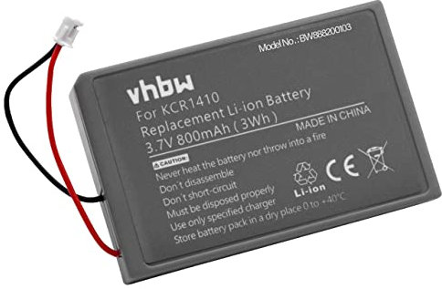 vhbw batteria compatibile con Sony PS4 Dualshock V2 CUH-ZCT2J16, CUH-ZCT2J14, CUH-ZCT2J15 controller (800mAh, 3,7V, Li-Ion)