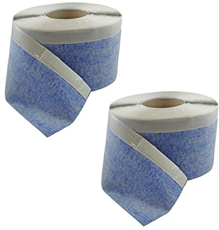 HALBAU Wannendichtband 50m mit Butylstreifen, Fugenband, Dichtungsband | Badewanne, Dusche, Balkontüren, Bauanschluss Abdichten Elastic Pro