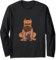 Hund Schuh Cartoon Comic Hundeerziehung Langarmshirt