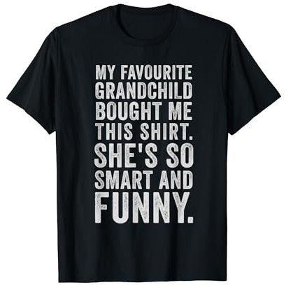 My Favourite Grandchild Bought Me This Funny Grandchildren T-Shirt