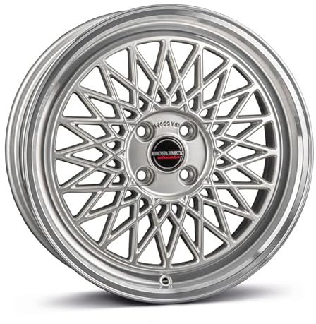Borbet Felge B 7x17 ET38 4x108 silver rim polished B 70738108463,4SRP