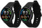 kwmobile 2x Cinturino TPU Silicone Fibbia Compatibile con Xiaomi Mi Watch Color Sport / S1 Active Cinturino - Cinturini