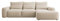 Selsey Sofa Ecksofa Eckcouch Schlafsofa Couch Mit Stauraum Schlaffunktion Pflegeleicht Mit Kissen Lendenkissen L Form Freistehend Rechts Chenille Beige Carnos