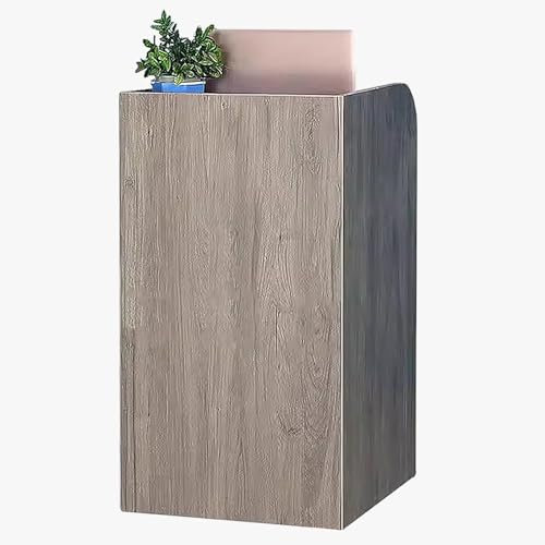 ZXDRYBHD Empfangstheke, Büro-Empfangstresen, Kleine Theke, Rezeptionstheke, Verkaufstheke Kosmetikstudio, Geeignet für Kasse und Einzelhandel (Color : Gray, Size : 15.7in/40cm)