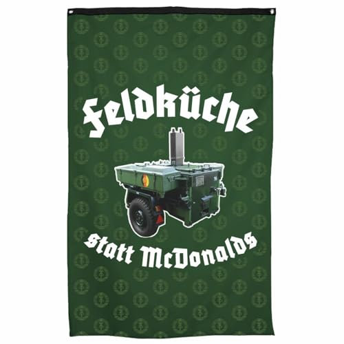 Spaß Kostet Fahne Flagge Feldküche 90 x 150 cm DDR NVA Armee