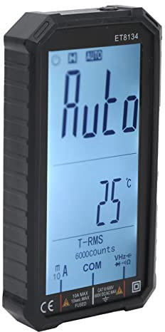 ET8134 Multimetro Multifunzione Multimetro Automatico LCD con Funzione di Allarme per Strumento di Misurazione per Elettricisti