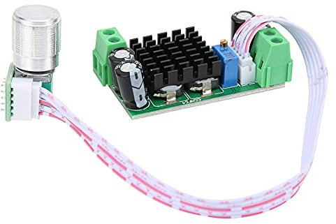 NDNCZDHC 5-24V DC Fan Speed Controller 1A Motor Speed Controller Switch 7.9in Potentiometer Line PWM Controller for Brushless Motor