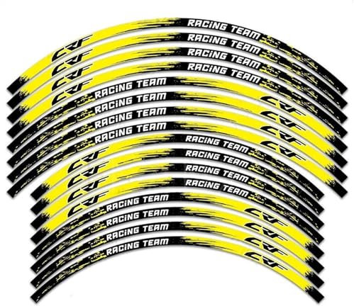 Pegatina Borde de ruedas Adhesivo Reflectante Para Rueda De Motocicleta, Cinta De Rayas Para Llanta De Motocross, Adhesivos Reflectantes Para H&onda CRF450R CRF300L CRF250R CRF400RX CRF 125 150 Calcom