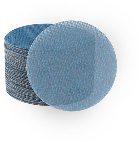 40 dischi abrasivi a rete da 125 mm, 12,7 cm, grana 180, senza polvere, per levigatura e lucidatura di pavimenti in legno, auto, mobili in legno, pavimenti