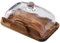 Cabilock Mantequera de Madera Decorativo Queso y Bocadillos Mantener Contaminantes