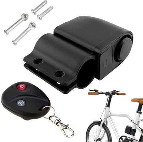 Alarmas de Bicicleta con Control Remoto - de Alarma antirrobo inalámbrico para Bicicletas eléctricas | Alarma con Sensor de Movimiento Fuerte para Scooter eléctrico, Motocicleta, Alerta de