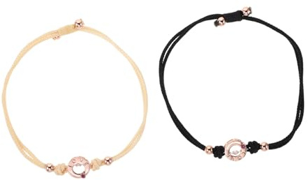 VANZACK Vibrations Partnerarmbänder Paar Legierung, Verstellbar, Verbunden