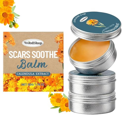 3 Stück Ringelblumensalbe,Natural Ingredients Miracle Balsam | mit hohem Gehalt an Calendula Extrakt,Calendula Creme für Pflege bei trockener&gereizter Haut,Ringelblumen Creme,Natürlicher