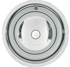 Franke – Fregadero de acero al cromo-níquel en acero inoxidable pulido y mate, color: acero inoxidable pulido