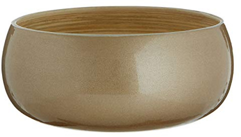 Kyoto Bowl, Spun Bamboo, Metallic Gold, Small