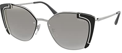 Ray-Ban Damen 0PR 59VS Sonnenbrille, Schwarz (Silver/Black Ivory), 63