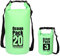 XENOBAG Wasserfeste Tasche 3 Liter/Dry Bag, klein/Ocean Pack 3l / wasserdichter Beutel/Drybag mit verstellbarem Schultergurt und Sicherheitsverschluss (Grün, 3 Liter)