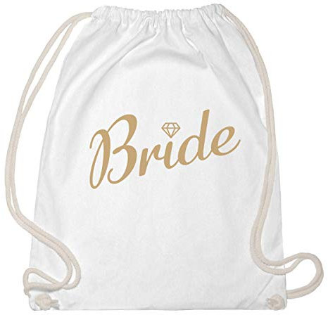 Shirtgeil Stoffbeutel Jungesellinnen Abschied - Bride Turnbeutel & Gym Bag One Size Weiß