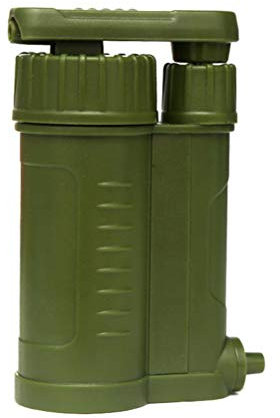 Asolym Wasserfilter Outdoor 1000L Survival Wasserfilter der leistungsstärkste Tragbare Outdoor, Survival und Camping Wasserfilter für Wasseraufbereitung, ideal für Krisenvorsorge und Notfall