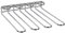 APS glass rail, 29,5 x 32 x 6 cm, portabicchieri di alta qualità in metallo cromato, portabicchieri da vino per 12 bicchieri, portabicchieri da appendere per home bar, cucina, bar, ristorante, cromato